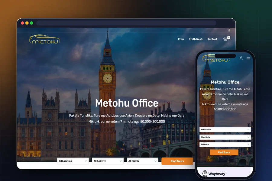 Metohu Office — Pamje e faqes